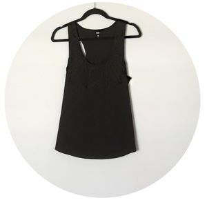 Mossimo Best Racerback Black Tank M